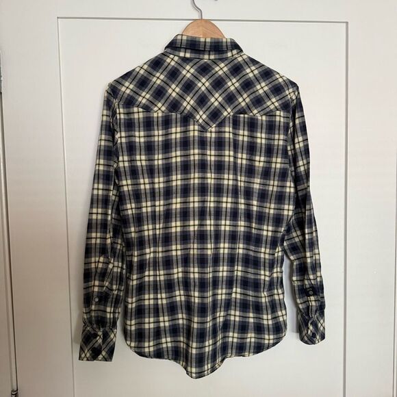 Diesel Shirt Mens Sz S Plaid Button Up Long Sleeve Western Cowboy Rocker Y2K - Picture 6 of 11